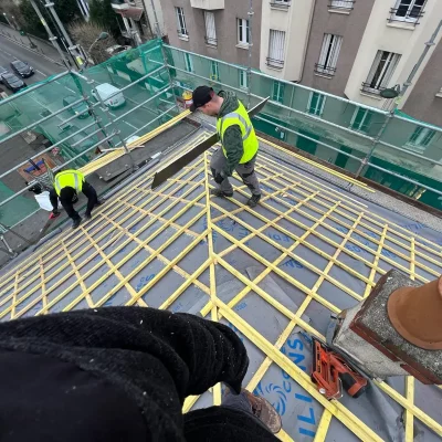 pose liteaux toiture bnp 93