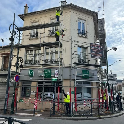 ravalement façade bnp paribas pavillons-sous-bois