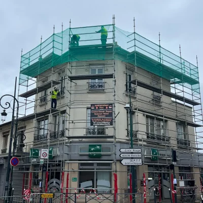 ravalement façade et réfection toiture bnp 93