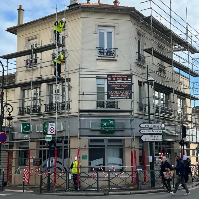 rénovation façade et toiture bnp pavillons-sous-bois