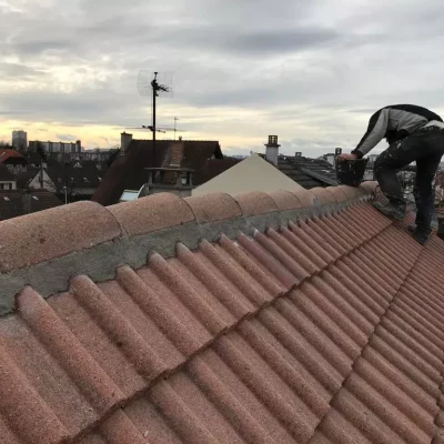travaux toiture faitage 93
